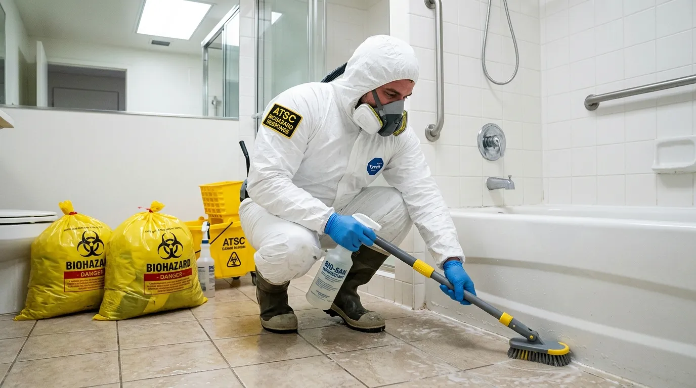 Decontamination equipment deployed for Blood Cleanup in West Long Branch